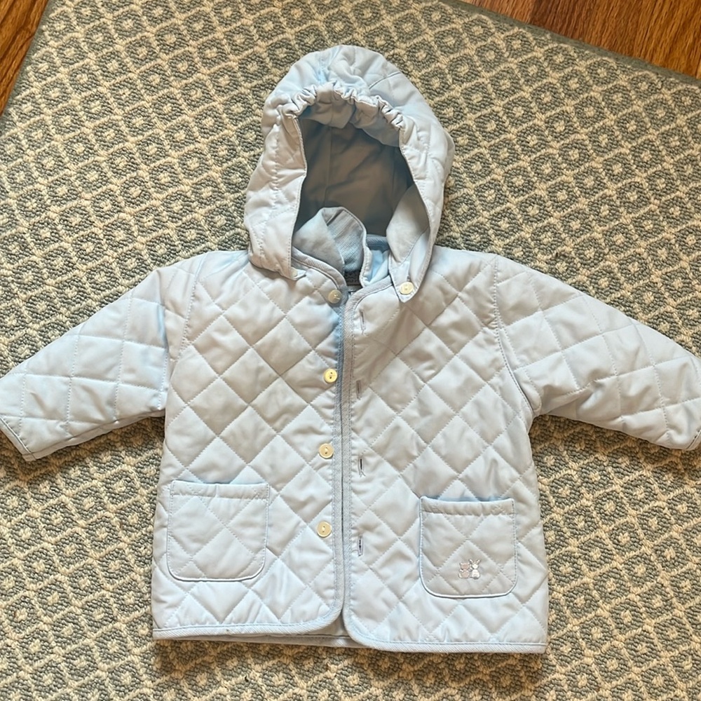 Light Blue Quilted Jacket 3M
